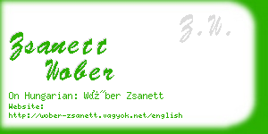 zsanett wober business card